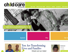 Tablet Screenshot of childcareministries.org